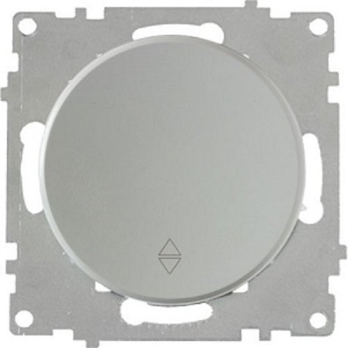 Переключатель без рамки OneKeyElectro Florence 1-кл. перекрестный серый картинка